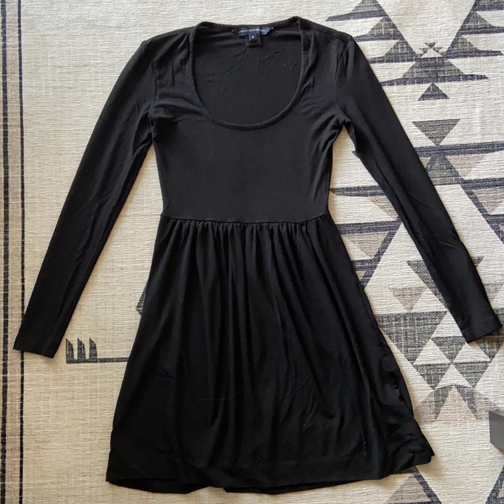 French Connection Black Babydoll Dress